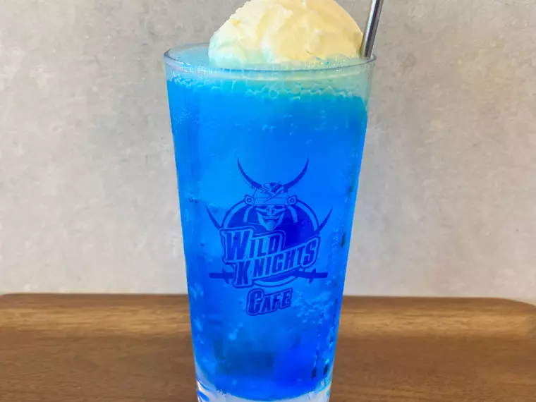 (ワイルドナイツクリームソーダです。)