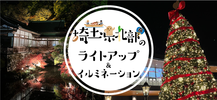 埼玉県北部で楽しめるライトアップ＆イルミネーション☆